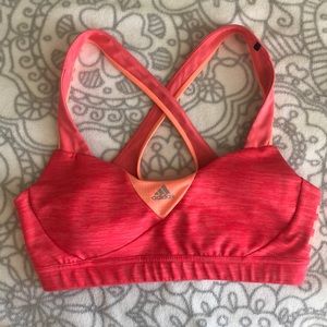 Pink Adidas Sports Bra